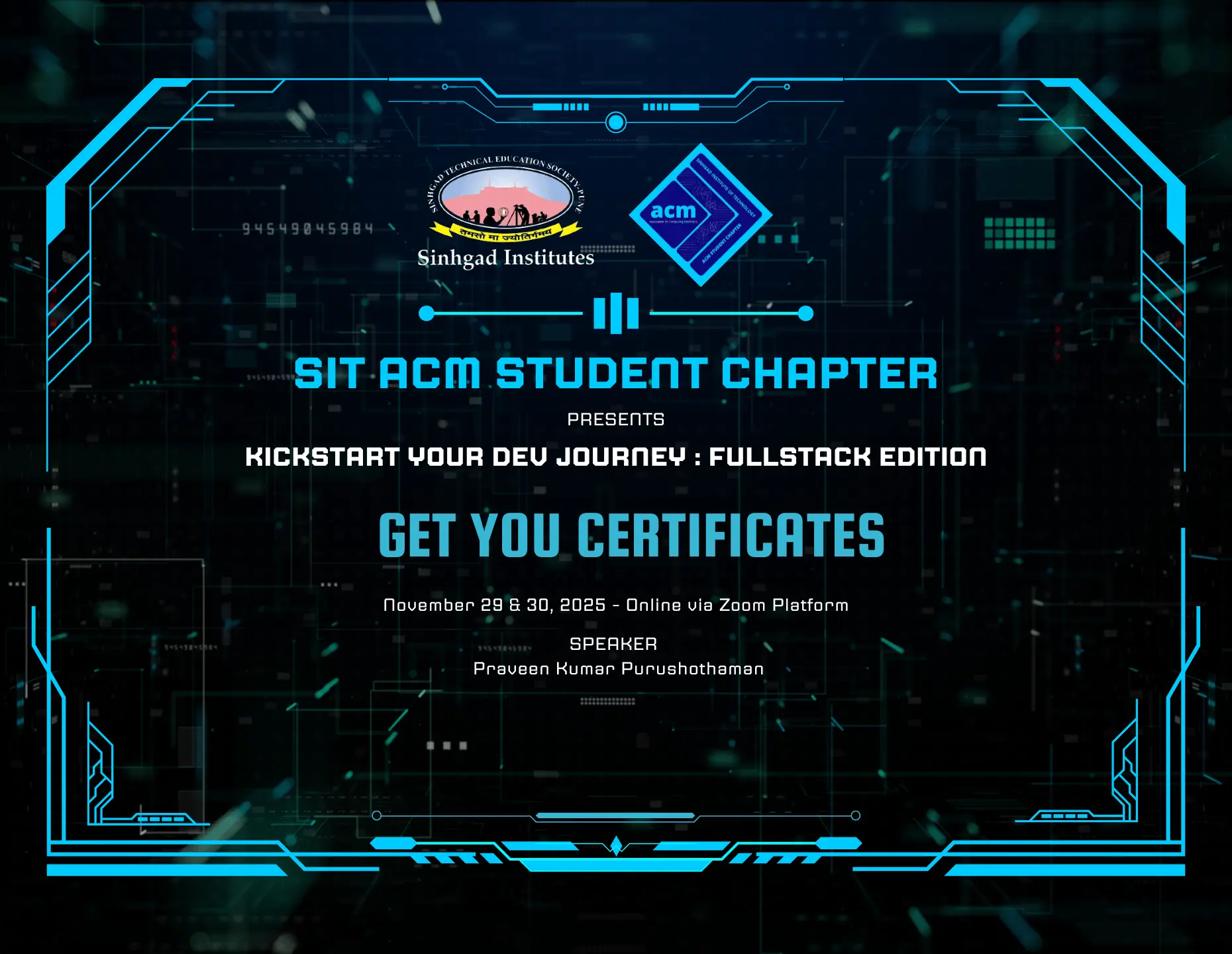 Kickstart Your Dev Journey: Full Stack Edition: Claim / Verify your eCertificates!